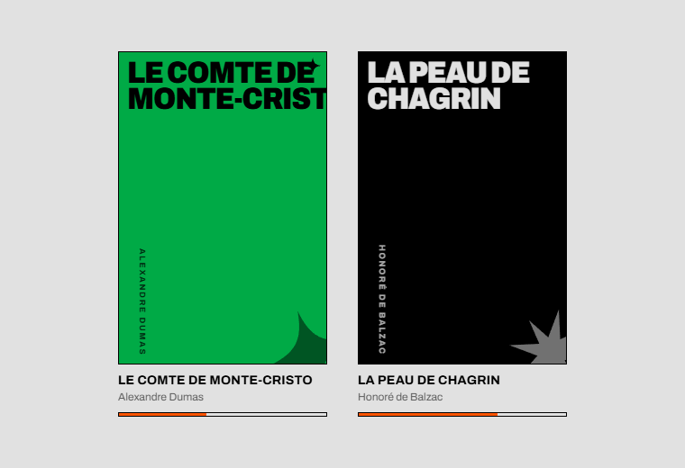 MontLivre — generated covers, hashed from the title